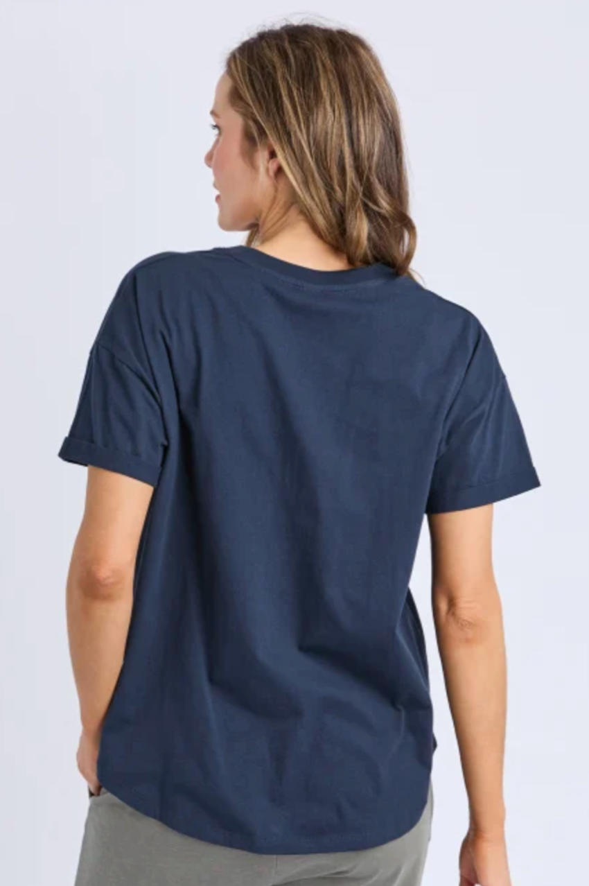 Elm Halli S/S Tee - Navy