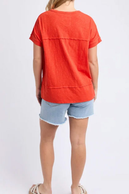 Foxwood Allison Tee - Tangelo
