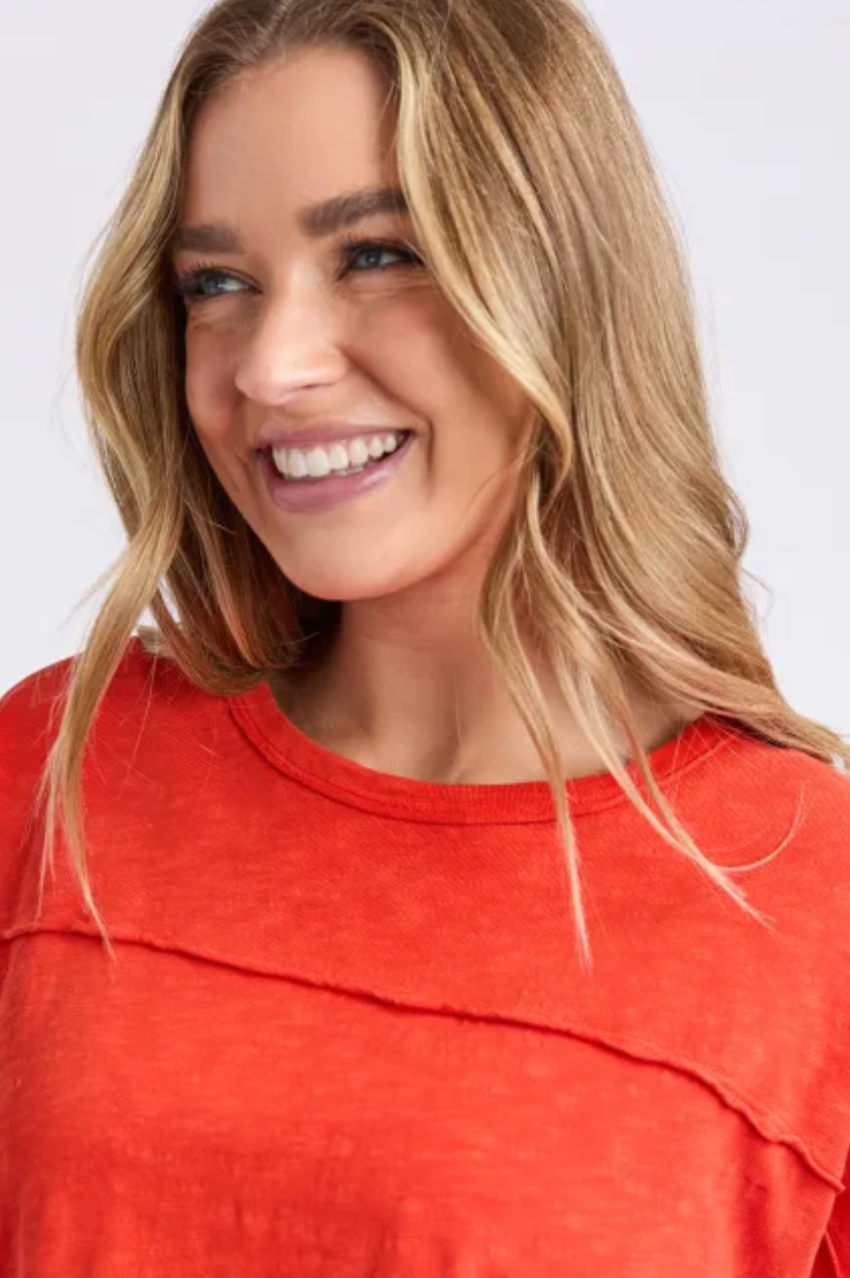 Foxwood Allison Tee - Tangelo