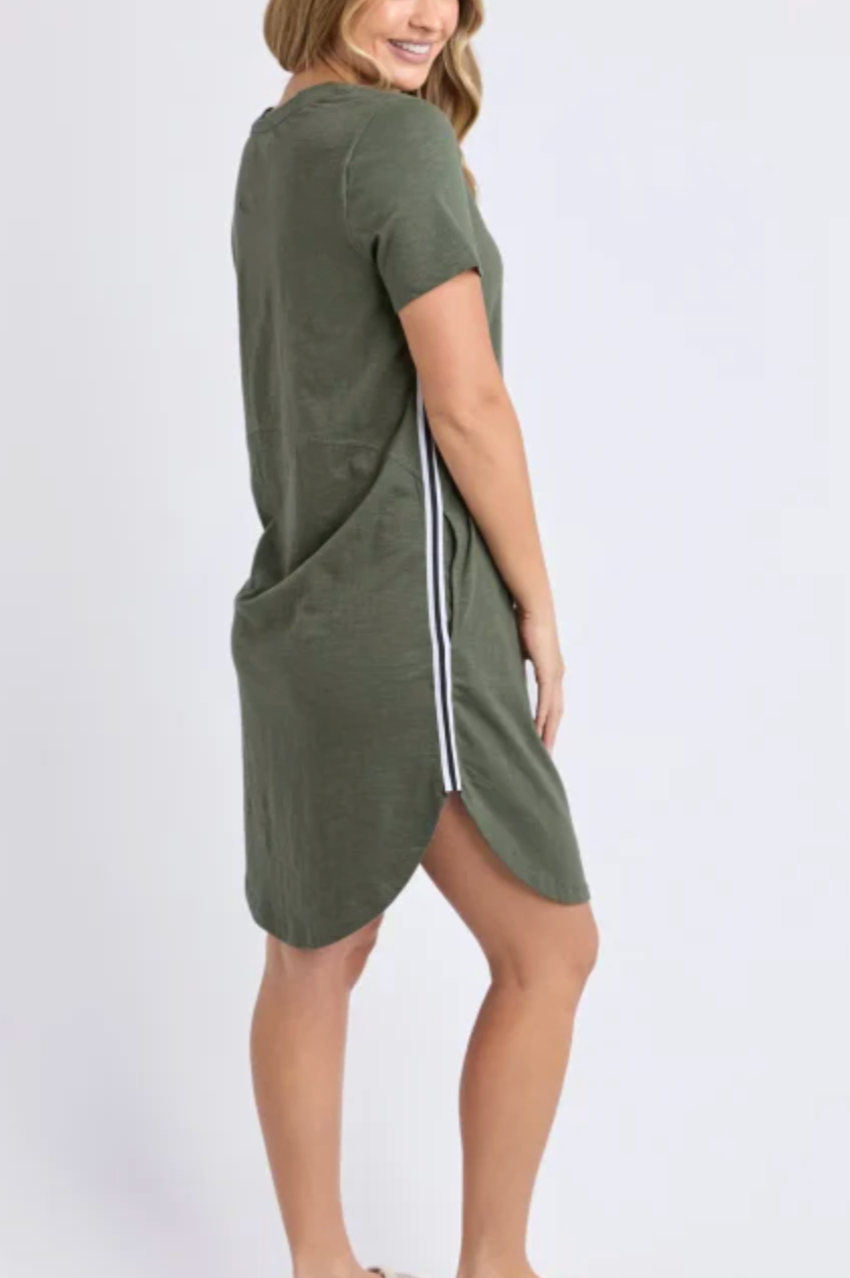 Foxwood Bay Tape Dress - Khaki