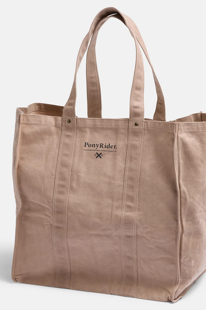 Market Canvas Tote - Mocha
