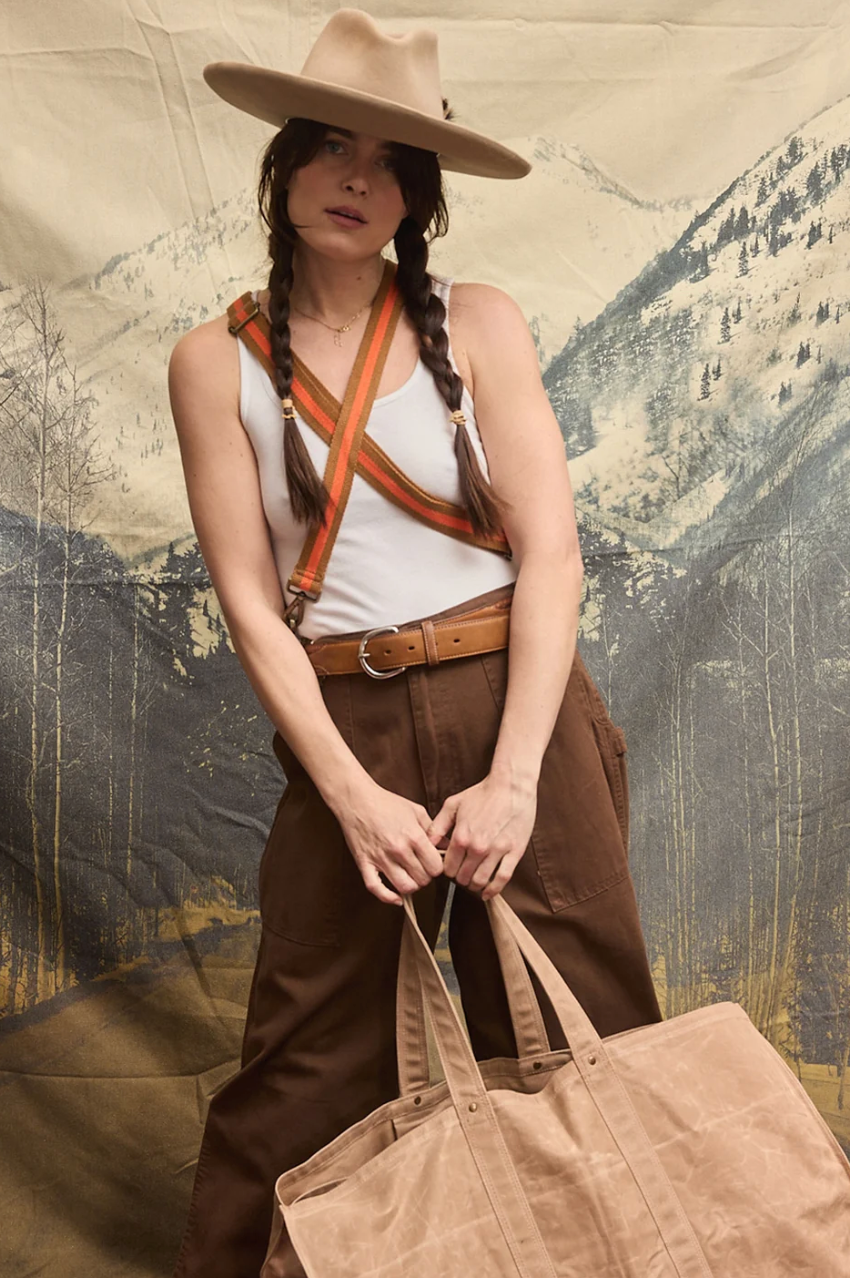 Market Canvas Tote - Mocha