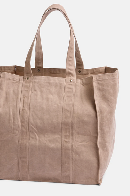 Market Canvas Tote - Mocha