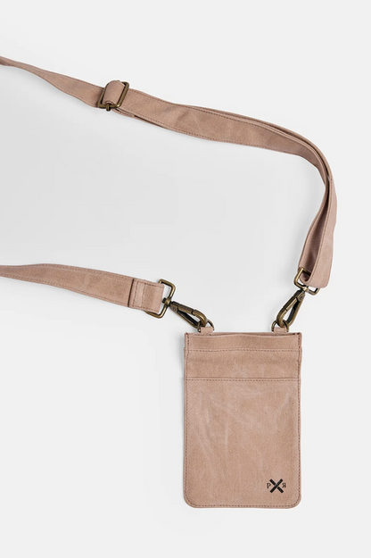 Slow Road Crossbody Phone Bag - Mocha