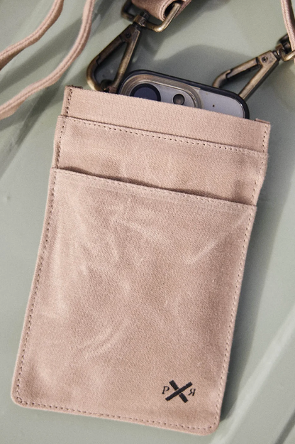 Slow Road Crossbody Phone Bag - Mocha