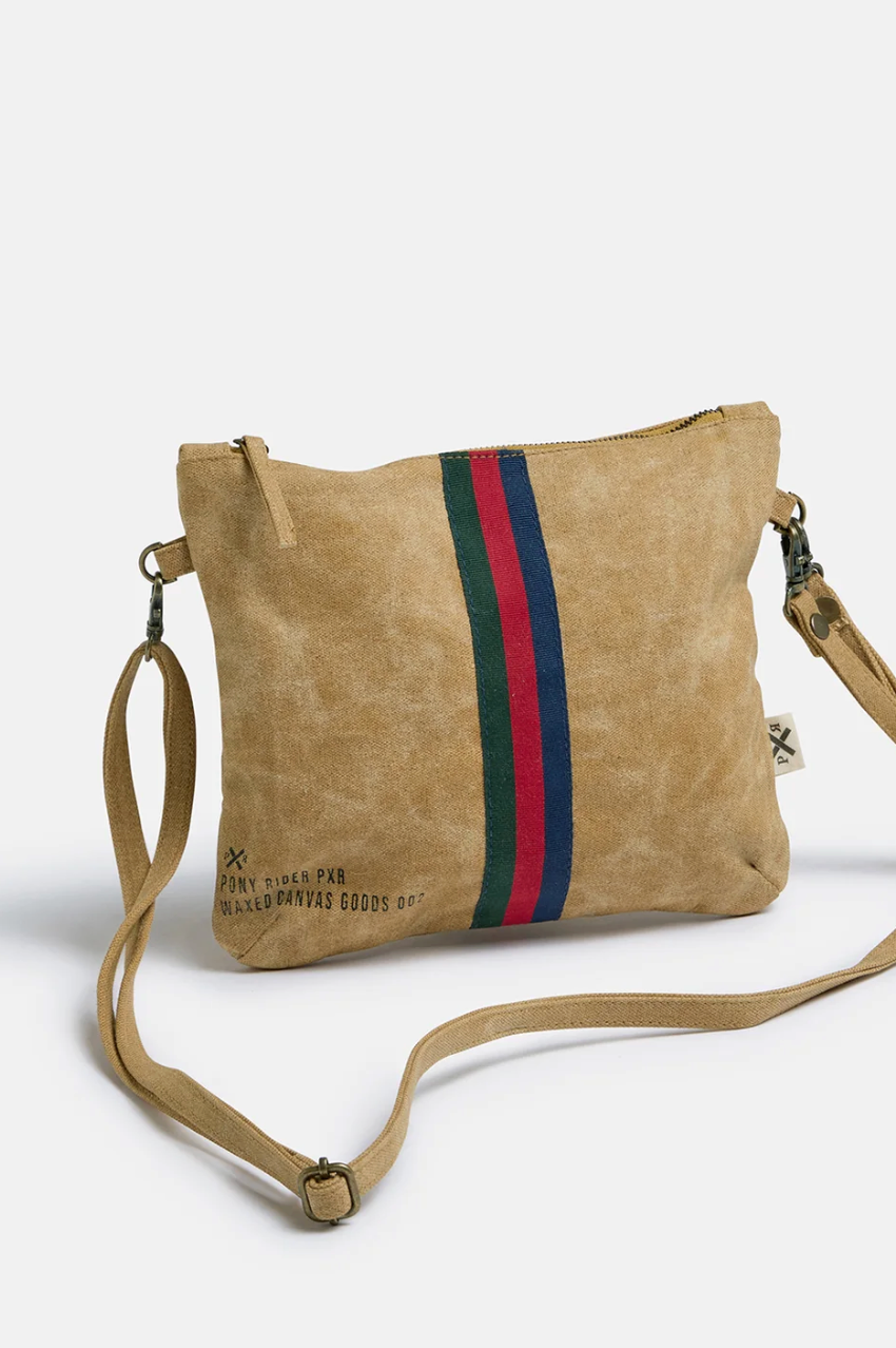 Escapee Clutch with Strap - Tan