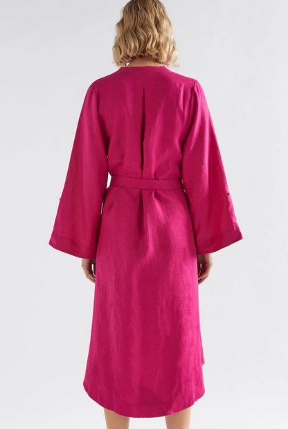 Elev Shirt Dress - Bright Pink