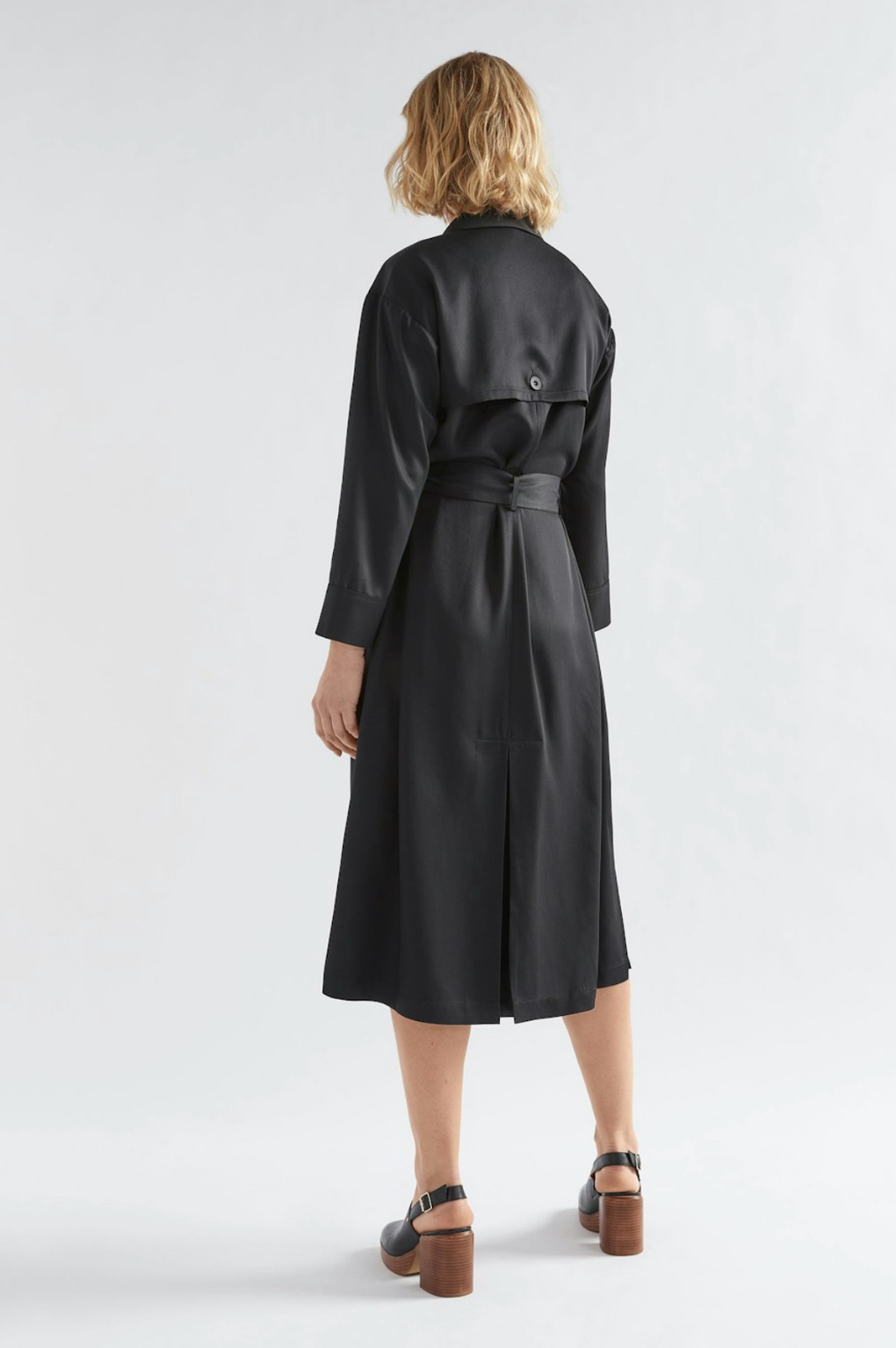 Vail Shirt Dress - Black