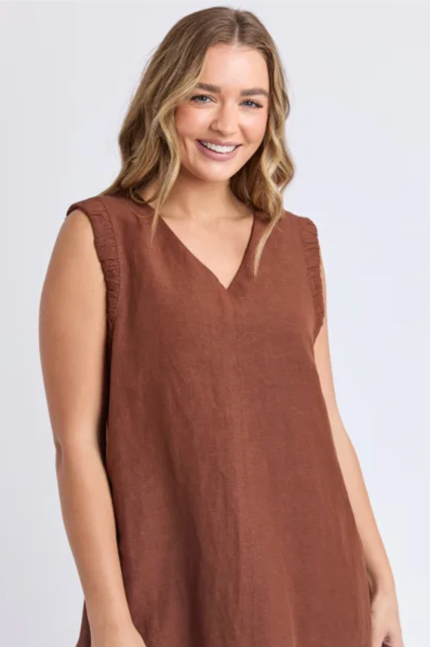 Foxwood Bermuda Dress - Chocolate