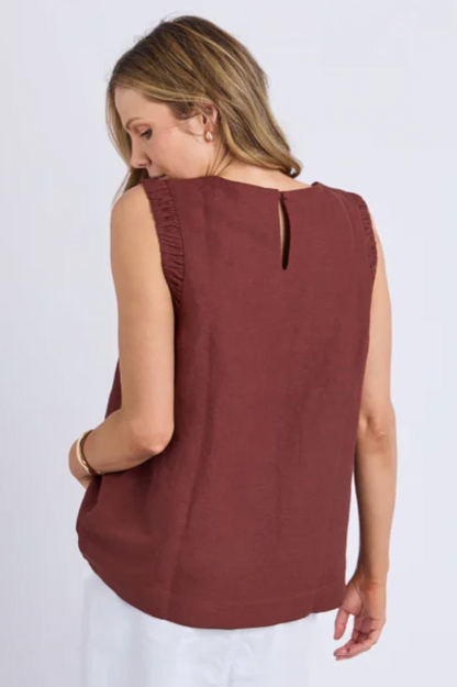 Foxwood Bermuda Top - Chocolate