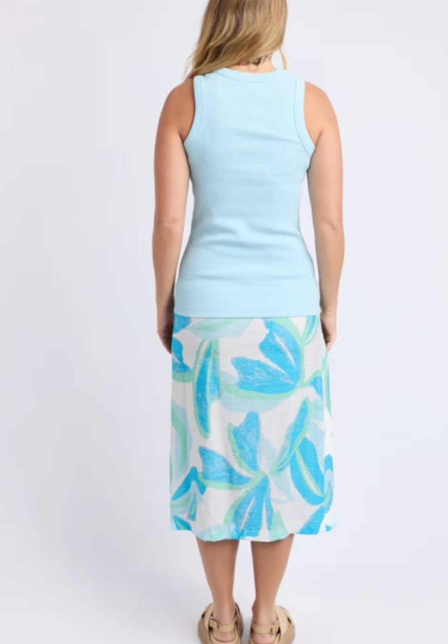 Foxwood Iris Tank - Crystal blue