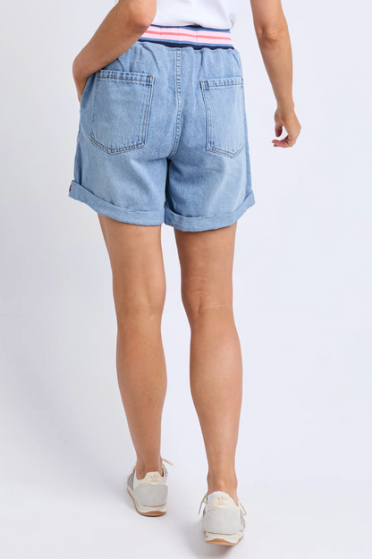Elm Bodhi Denim Short - Mid blue