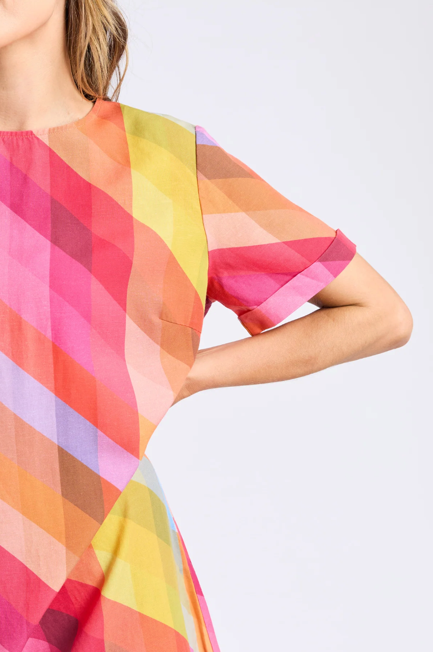 Elm Rena Dress - Stripe