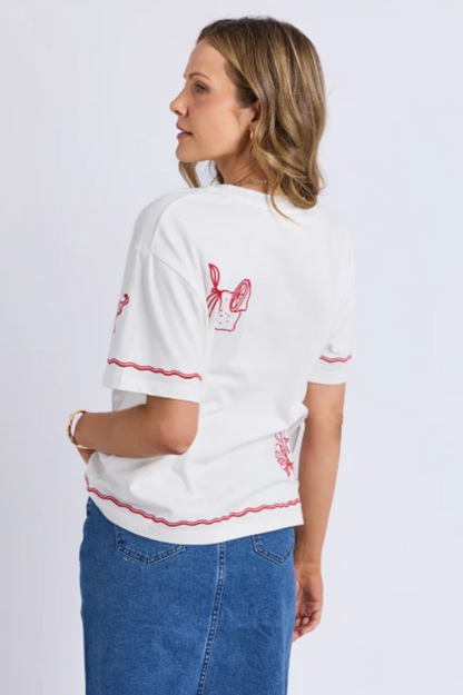 Foxwood Paradise Tee - Vintage White