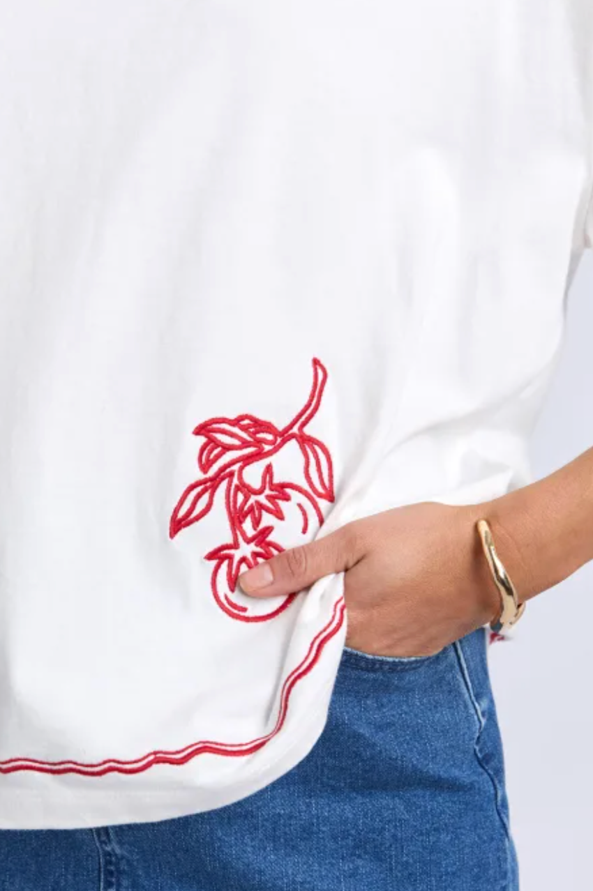 Foxwood Paradise Tee - Vintage White