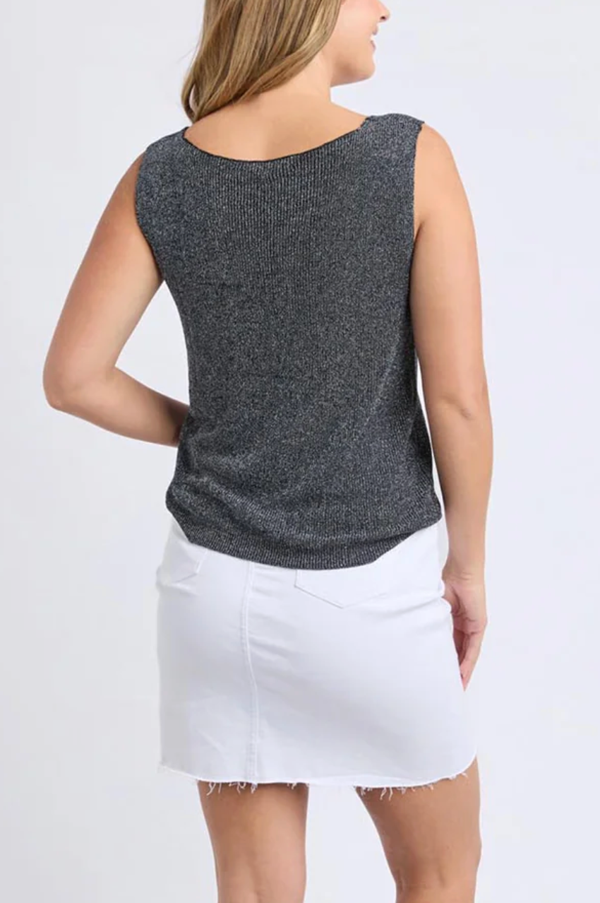 Whitby Knit Top - Black