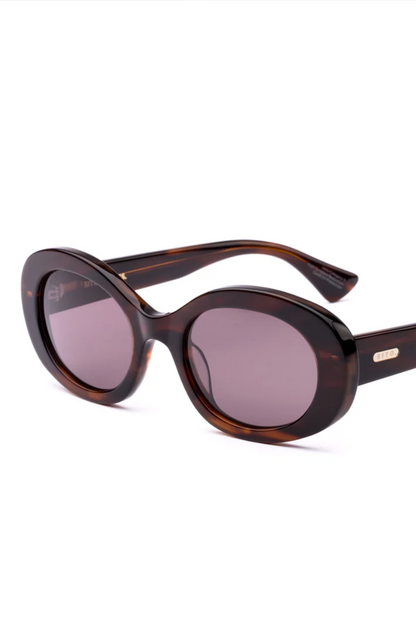 Luna Sunglasses - Hazel Wave/Brown