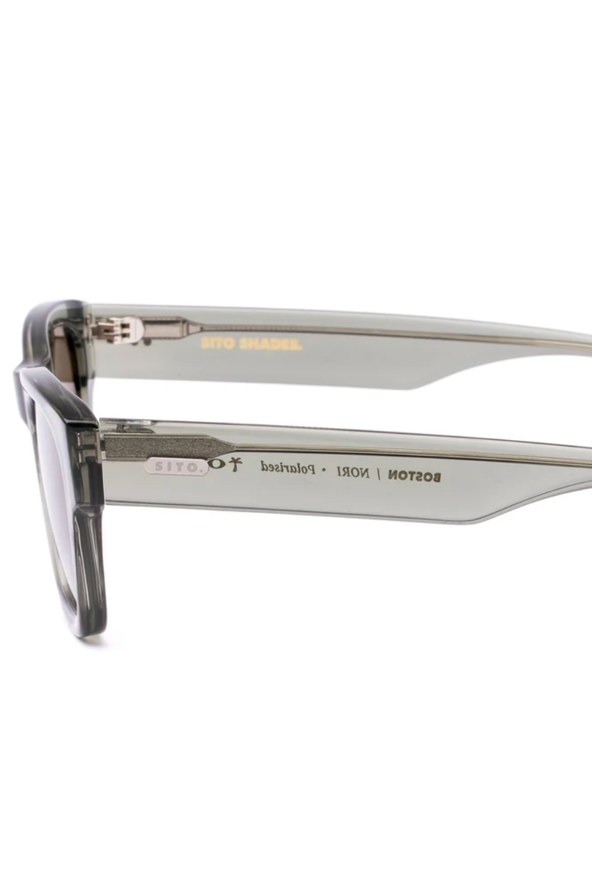 Boston Polarised Sunglasses - Nori/Brown