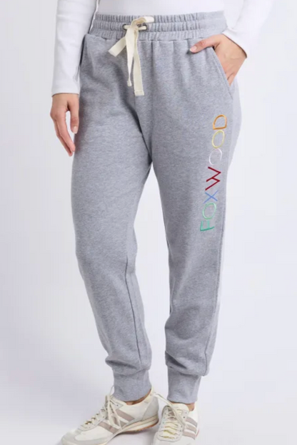 Foxwood Simplified Confetti Track Pant - Grey