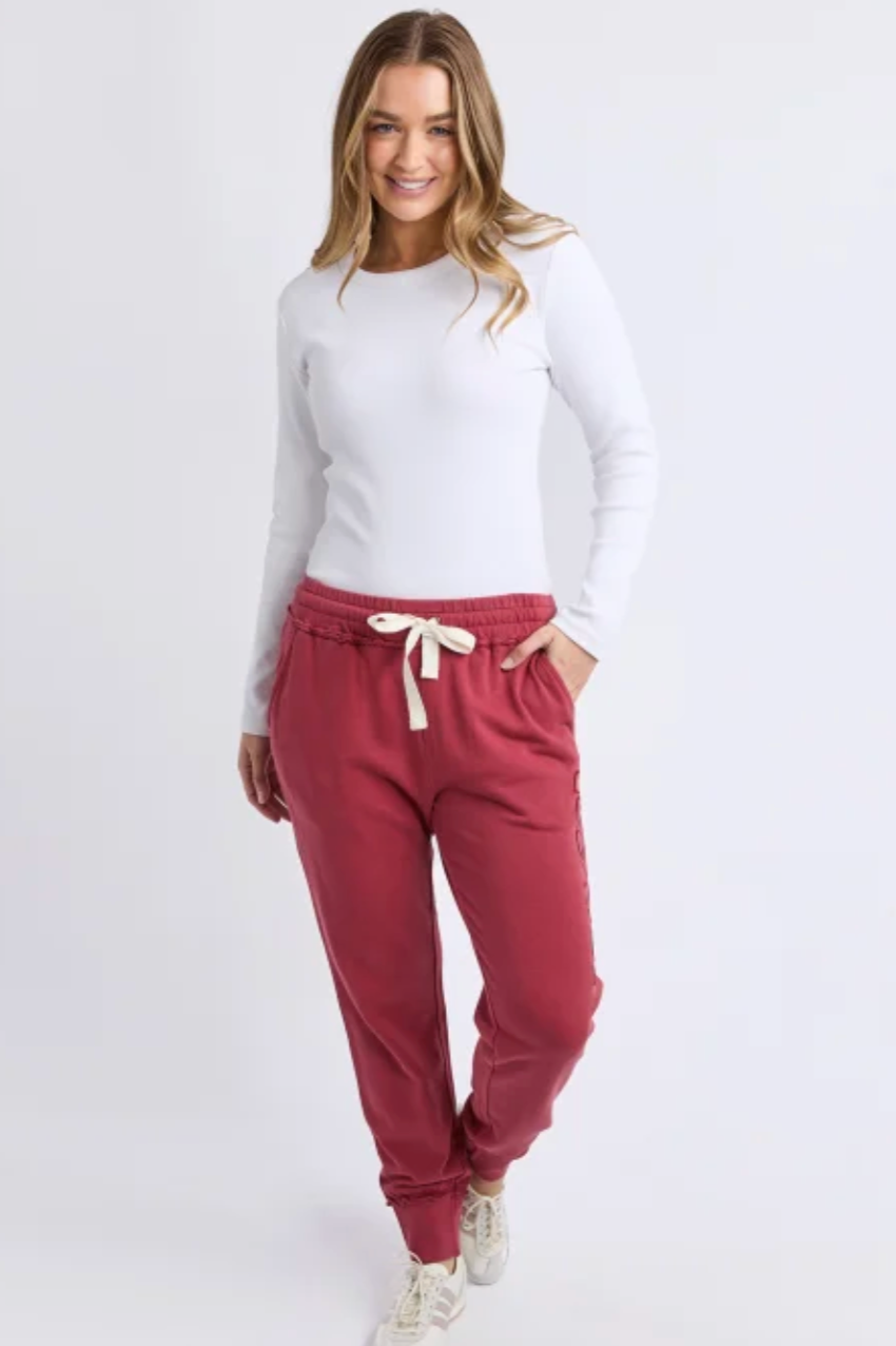 Foxwood Simplified Track Pant - Rust