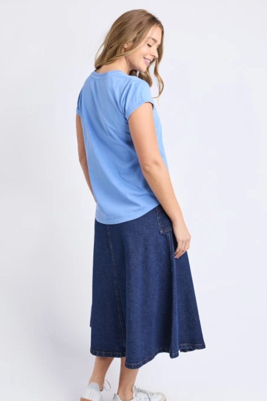 Foxwood Effortless Tee - Blue