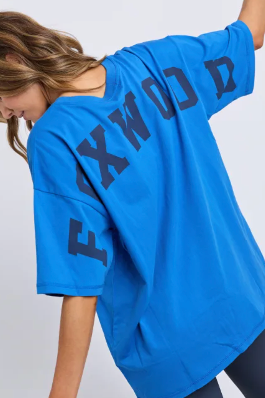 Foxwood Interval Tee - Blue/Navy