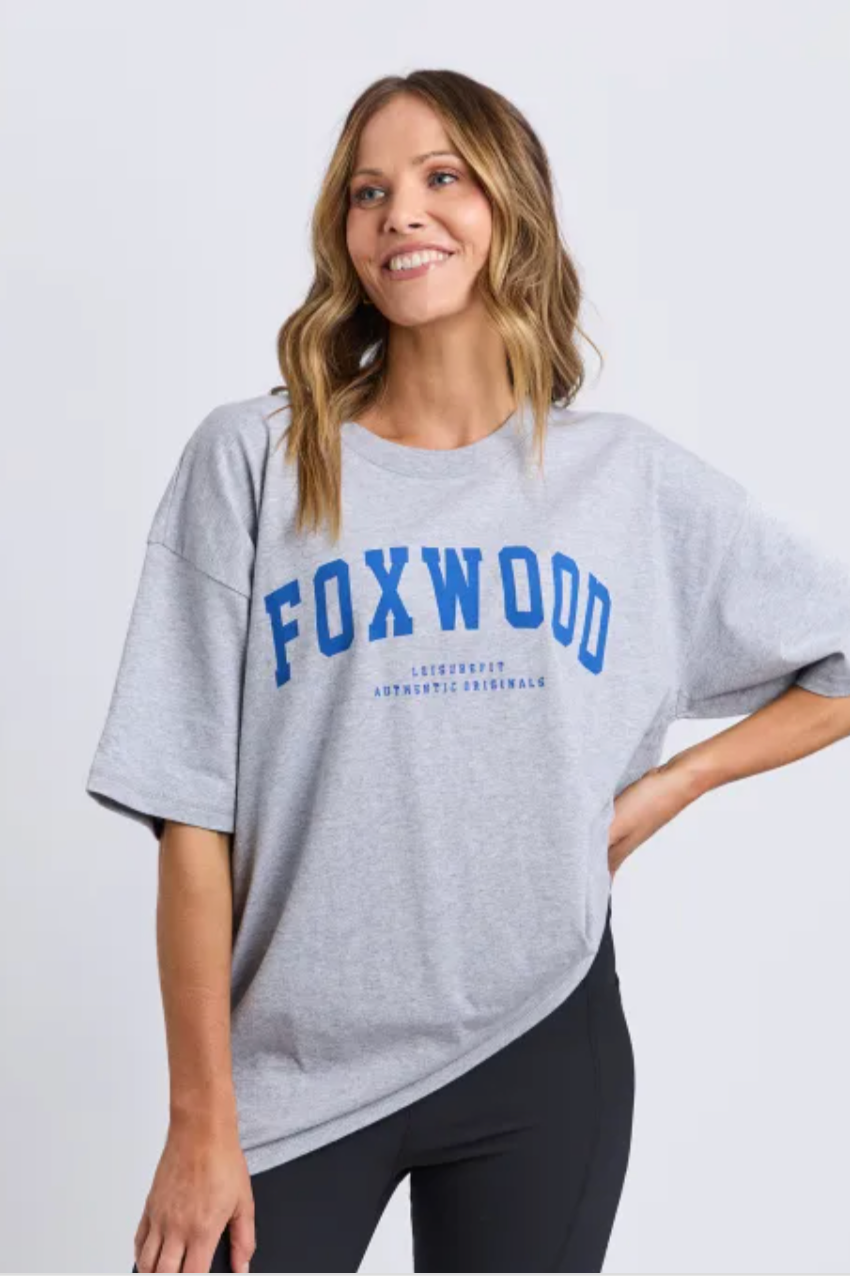 Foxwood Interval Tee - Grey/Blue