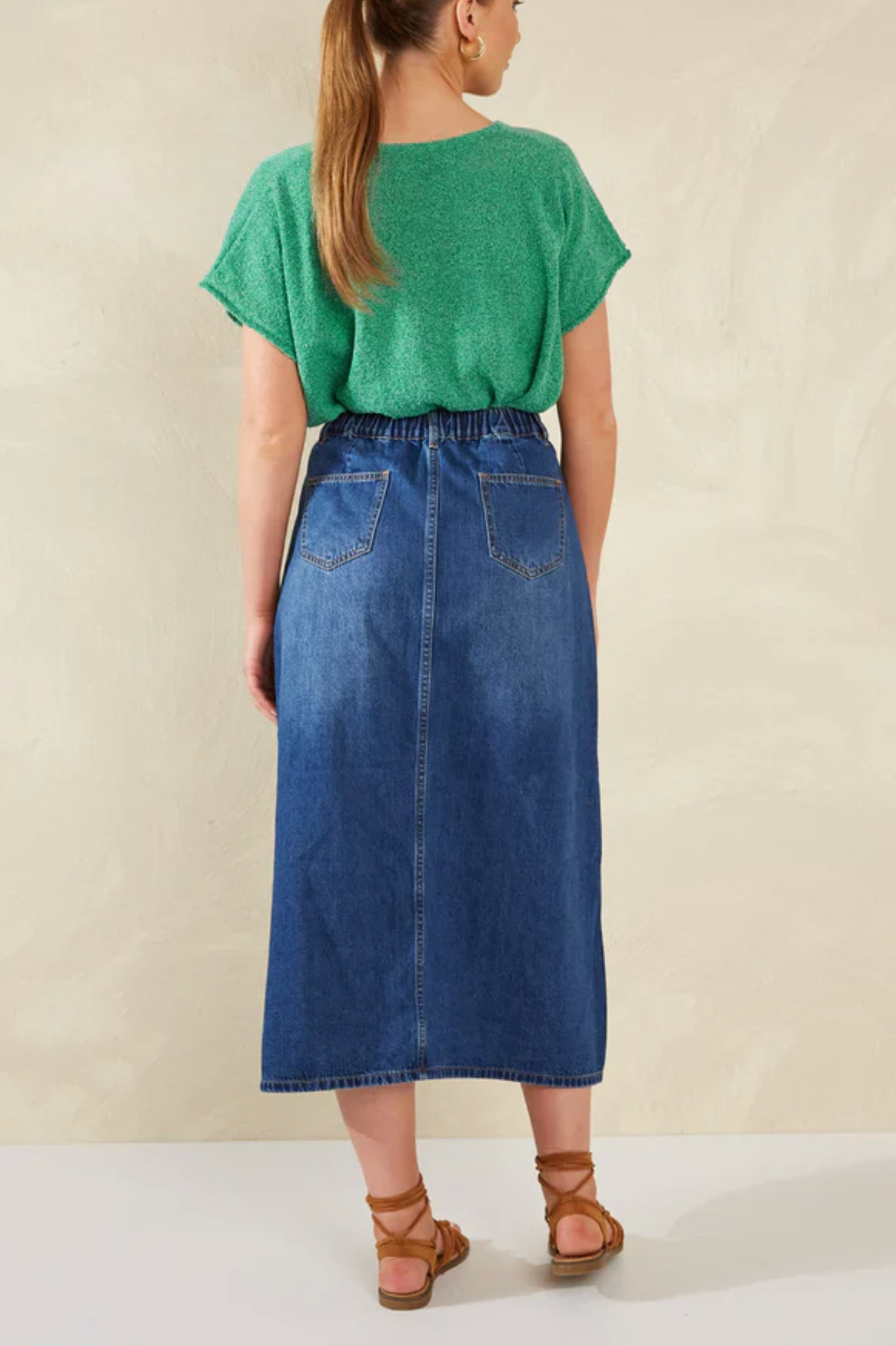 Dalton Denim Skirt - Indigo
