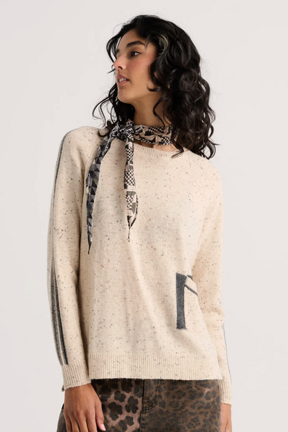 Pocket Detail Jumper - Wheat Stone