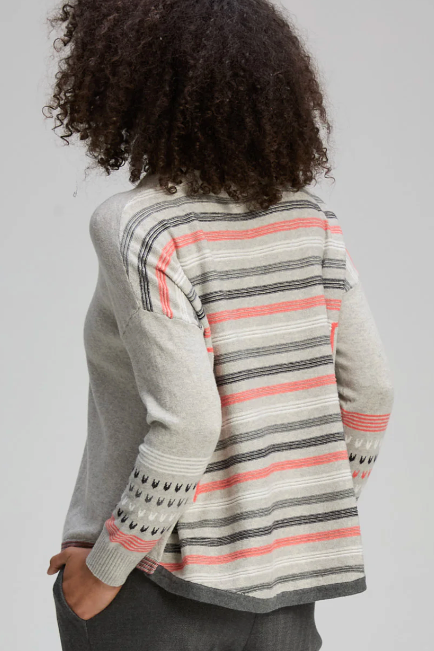 Textured Swing Jumper - Lt Marl