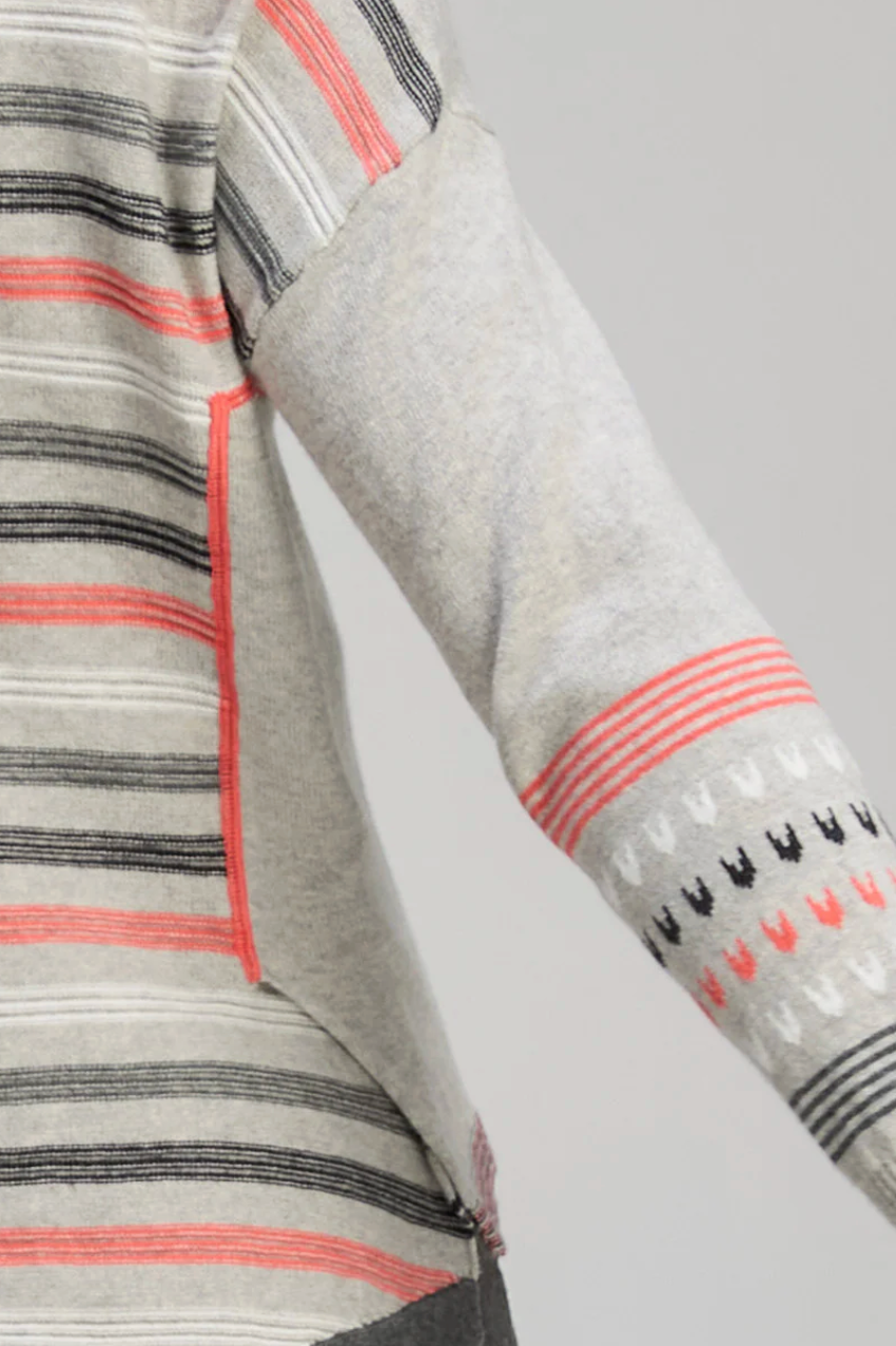 Textured Swing Jumper - Lt Marl