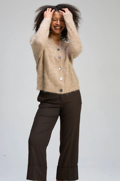 Alpaca Cardi - Bark