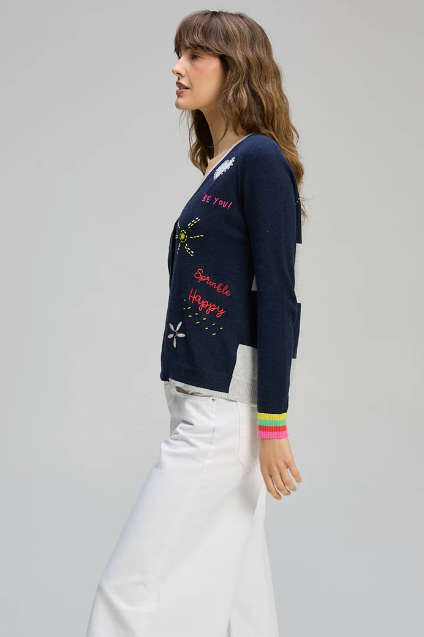 Good Energy Cardi - Dk Denim