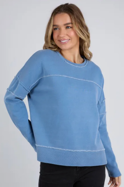 Foxwood Jayne Throw On Fleece - Coronet Blue
