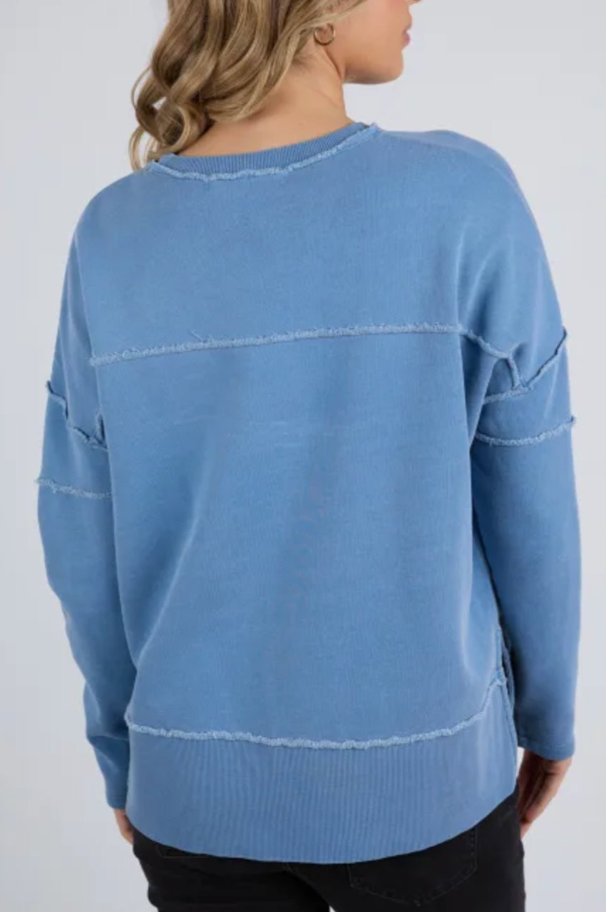 Foxwood Jayne Throw On Fleece - Coronet Blue