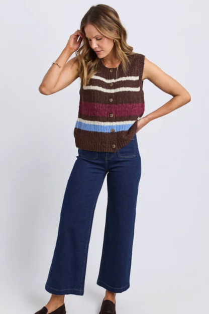 Foxwood Delta Stripe Knit
