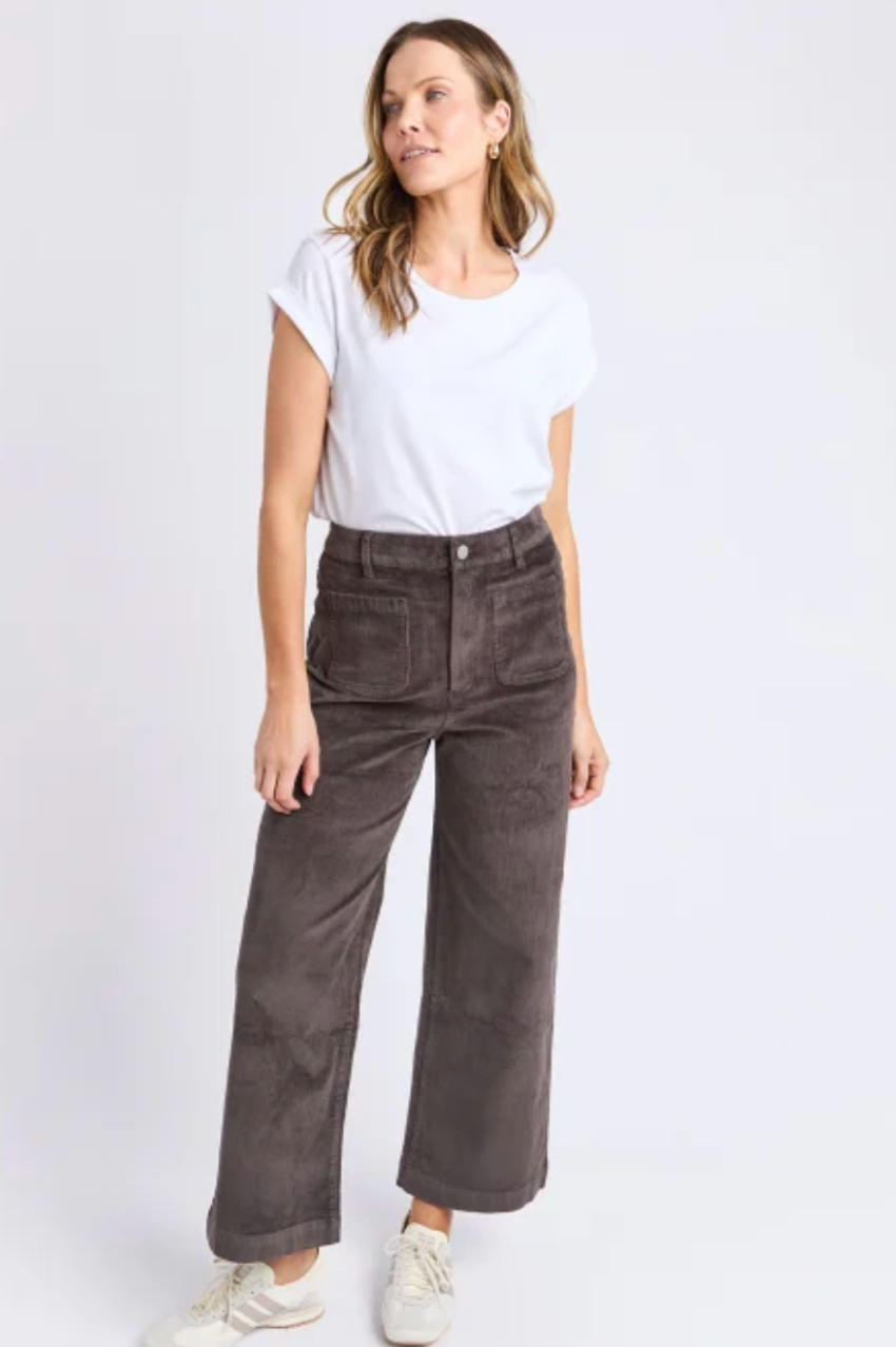 Foxwood Henrietta Cord Pant - Coffee