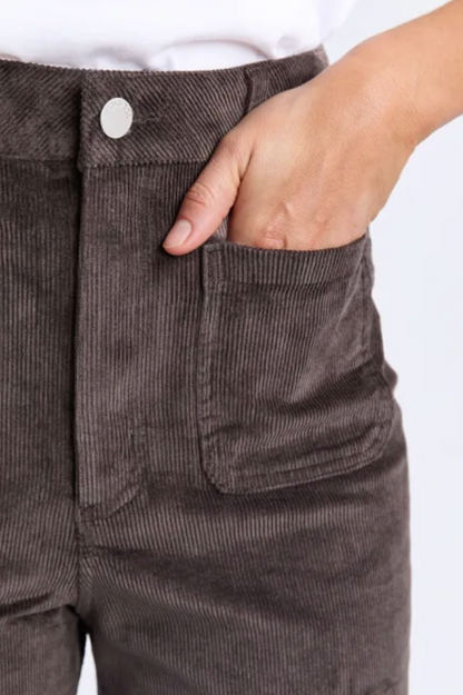 Foxwood Henrietta Cord Pant - Coffee