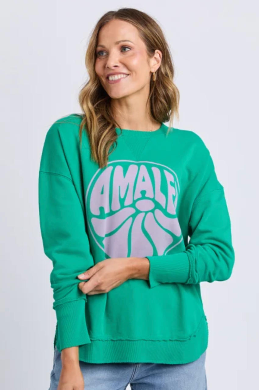 Elm Amalfi Crew - Turquoise
