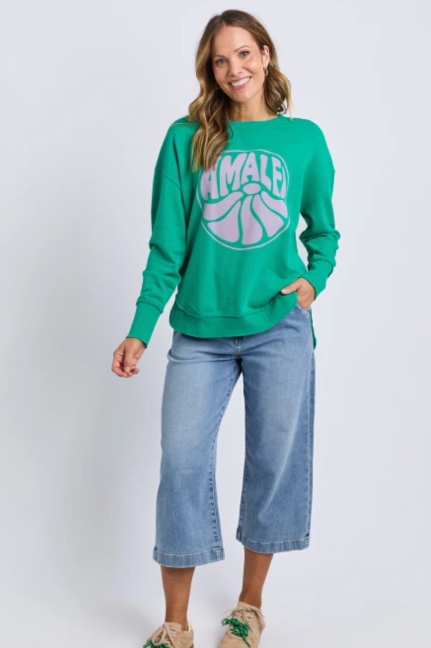 Elm Amalfi Crew - Turquoise