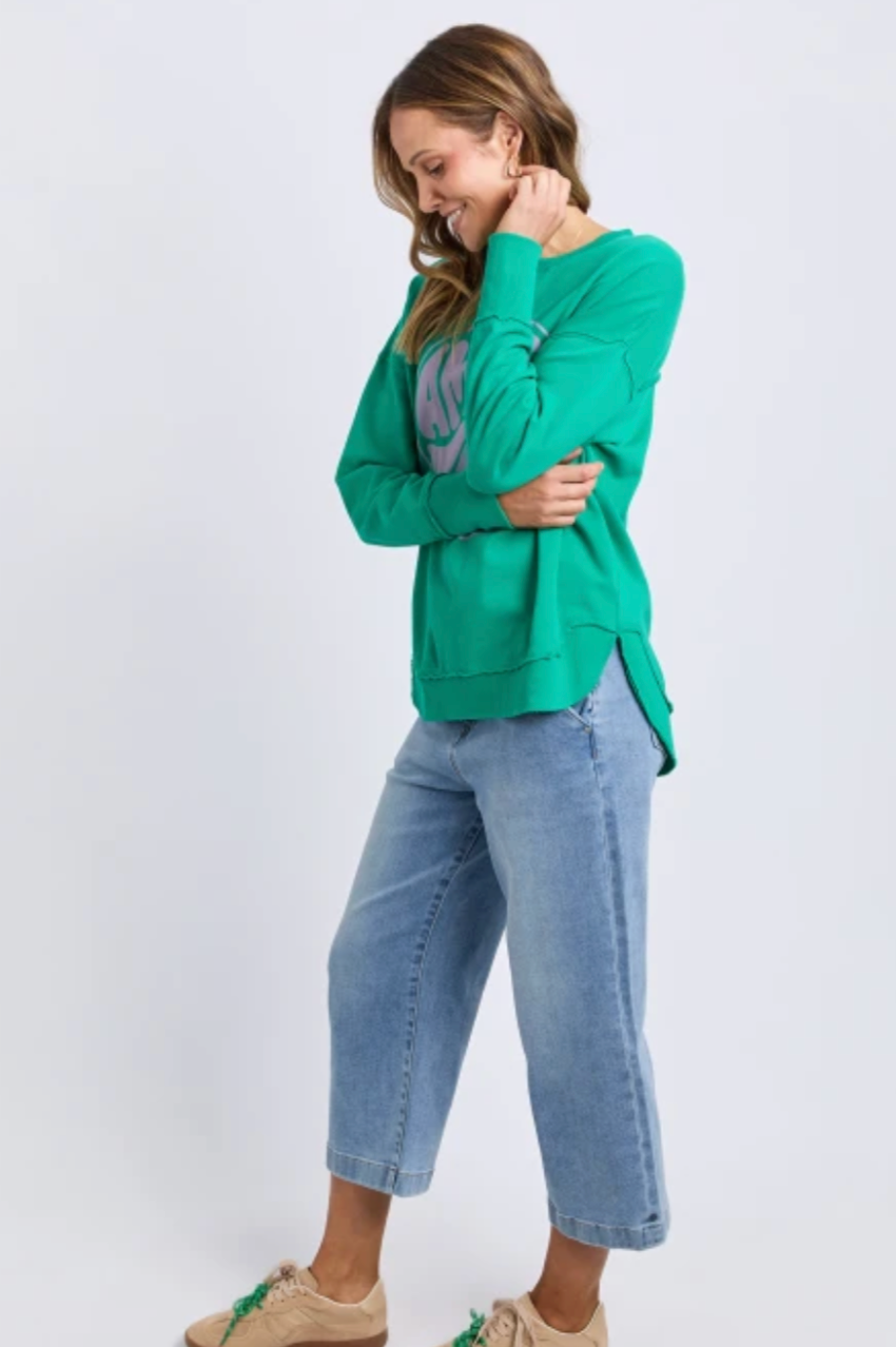 Elm Amalfi Crew - Turquoise