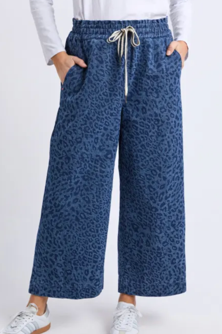 Elm Anna Animal Denim Pant