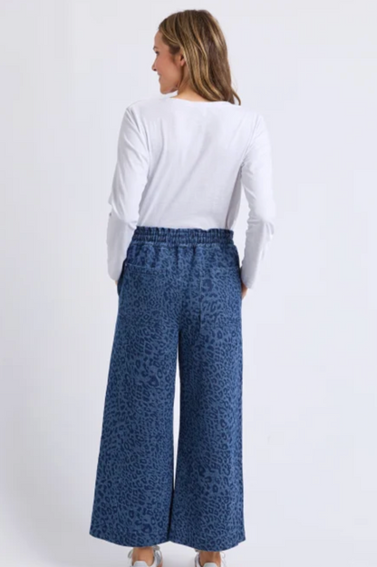 Elm Anna Animal Denim Pant