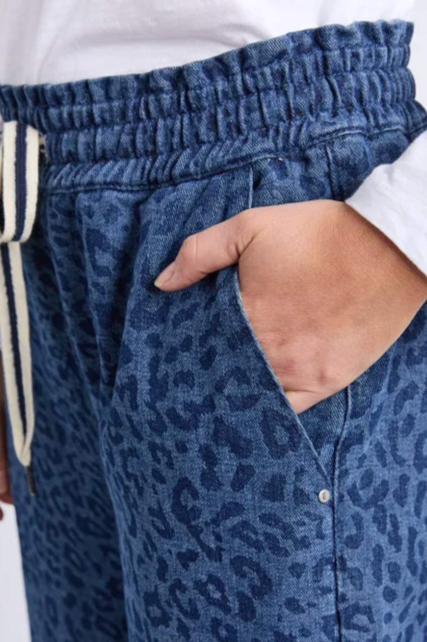 Elm Anna Animal Denim Pant
