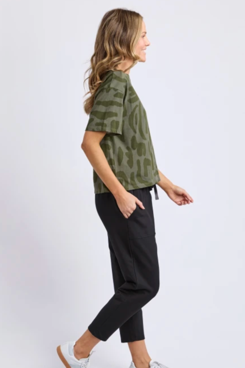 Elm Gala Tee - Clover Print