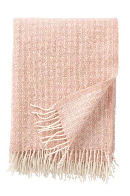 Loop Brushed Wool Blanket - Peach