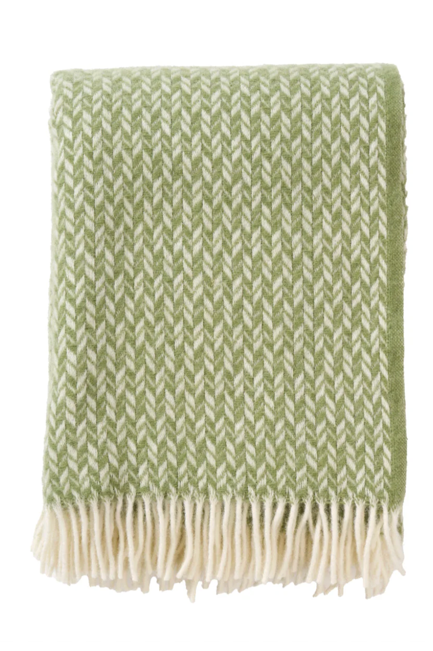 Lovik Wool Blanket - Green