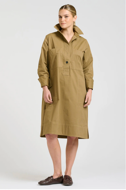 Jane Utility Popover Dress