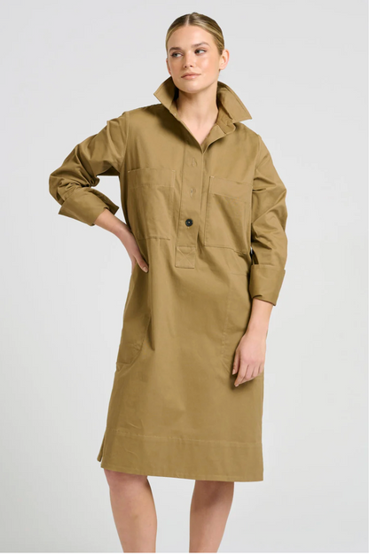 Jane Utility Popover Dress