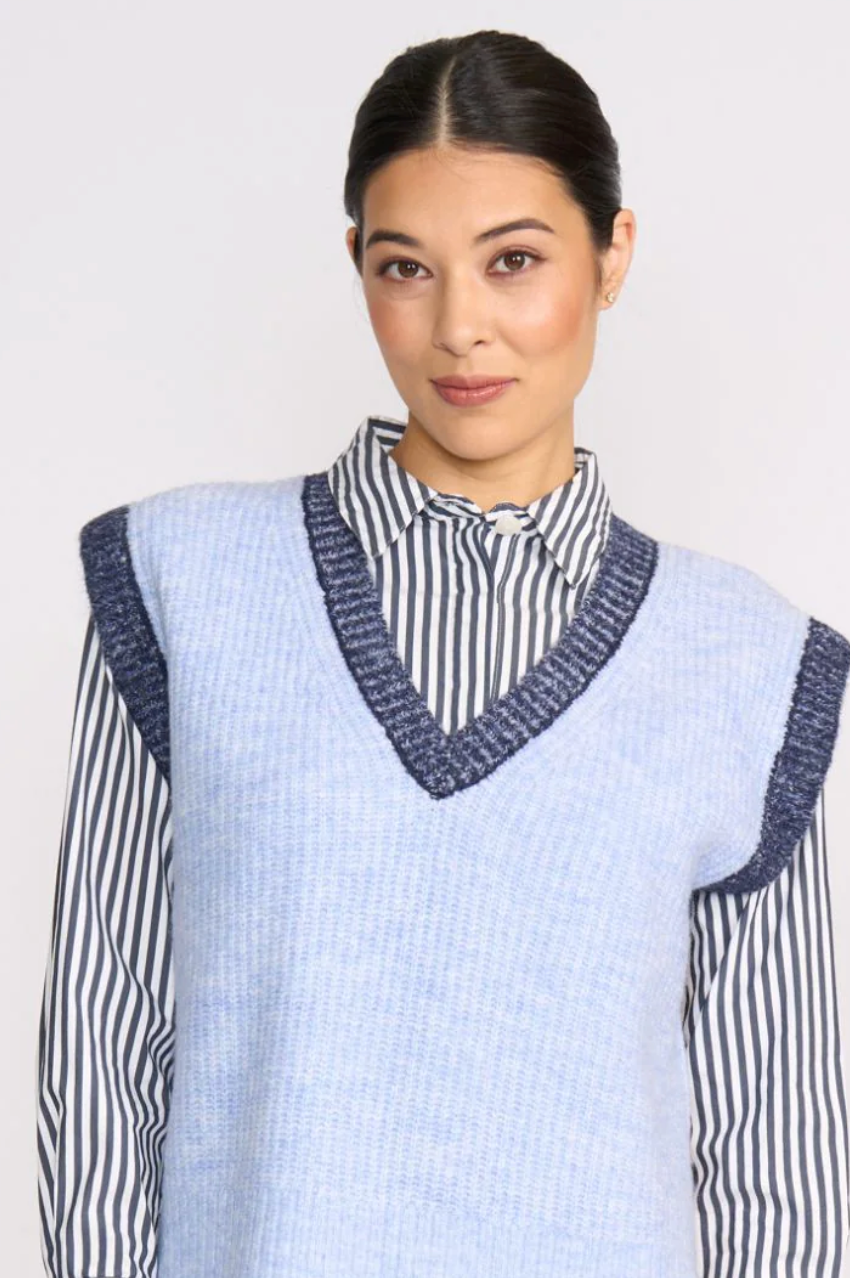 Plush Love Vest - Blue